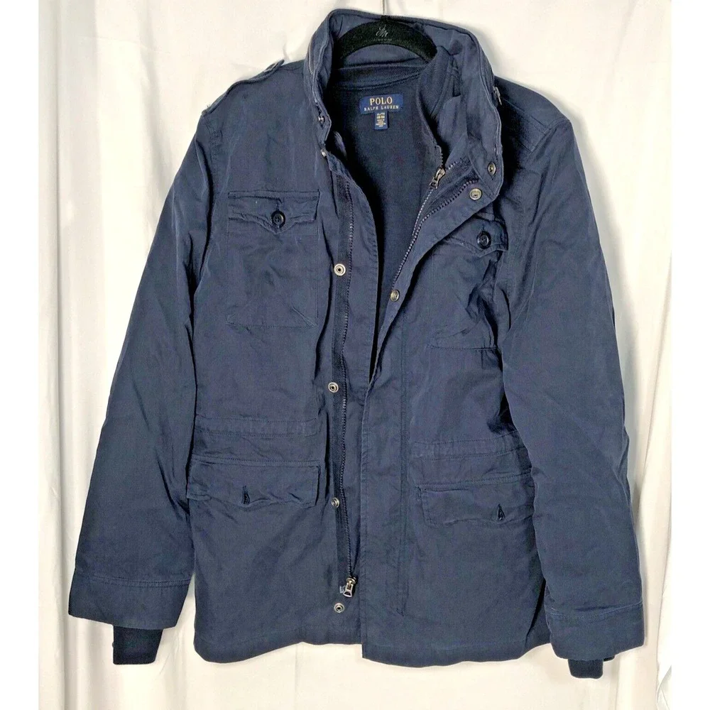 Polo Ralph Lauren Boy's Blue 3‎ in 1 Military Style Jacket - Size XL